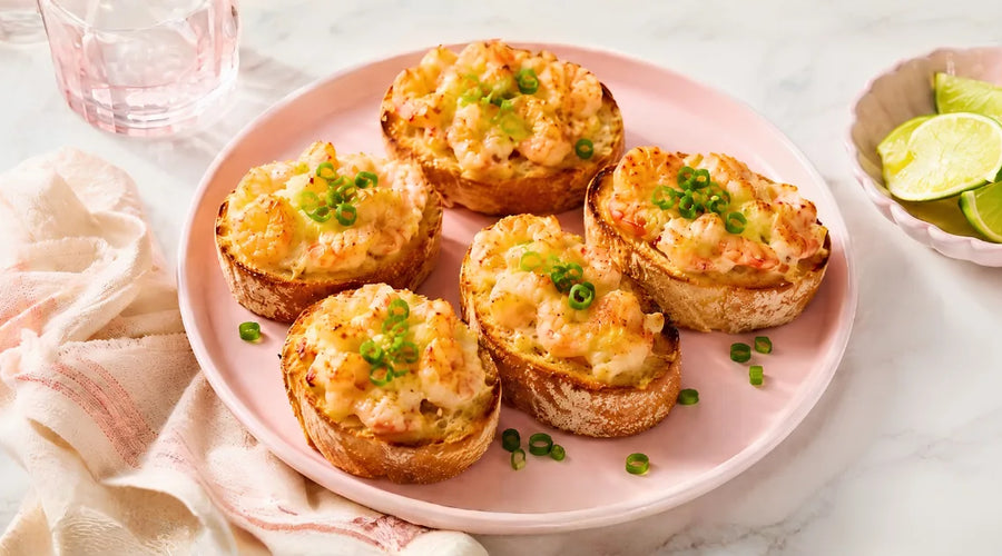 Crispy Baked Shrimp Toast