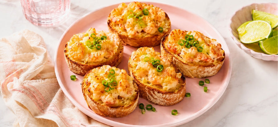 Crispy Baked Shrimp Toast