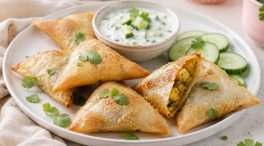 Easy Low-FODMAP Crispy Potato Samosa Pockets