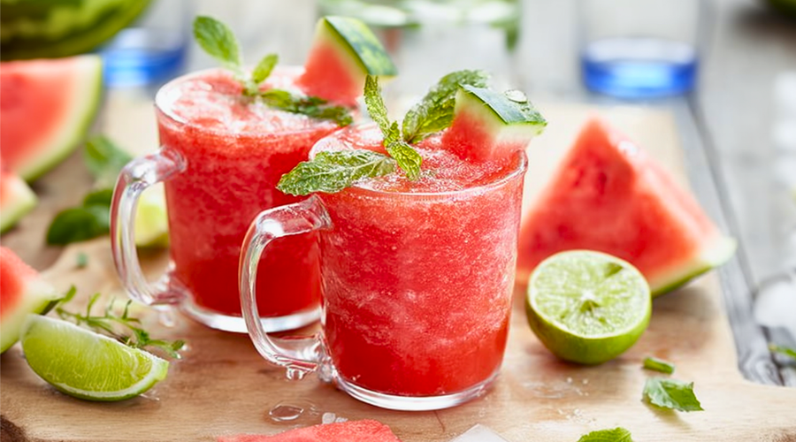 Fresh Watermelon Lime Cooler