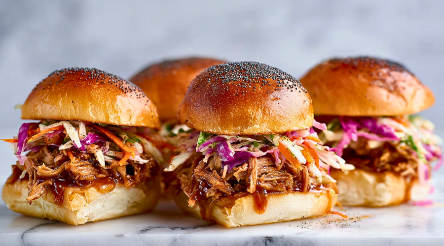 Game Night Pulled Pork Sliders