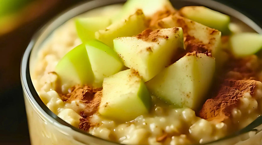 Morning Glow: Bloat-Free, No-Cook Low-FODMAP Apple Cinnamon Oats