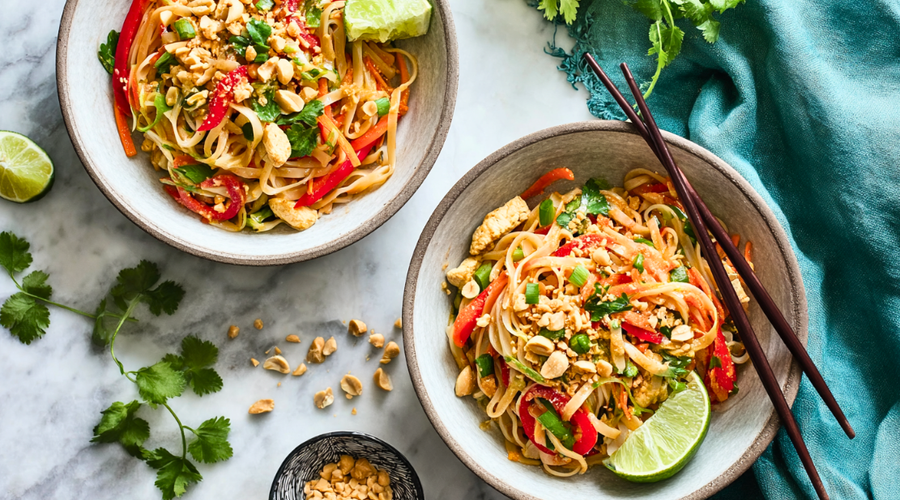 Low-FODMAP Chicken Pad Thai