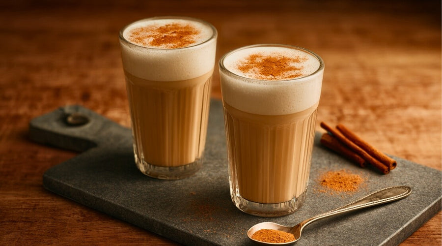 Maple Iced Chai Latte (Low-FODMAP & Dairy-Free)