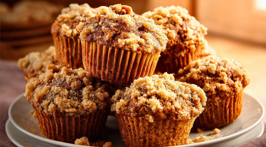 Spiced Carrot Cake Muffins