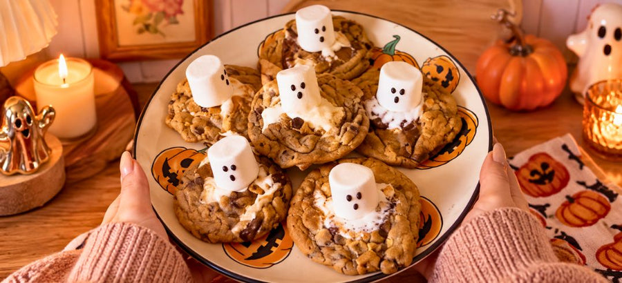 Spooky Ghost S’mores Cookies