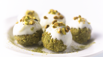 Coconut matcha bliss bites