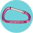 Load image into Gallery viewer, Regular Girl Carabiner
