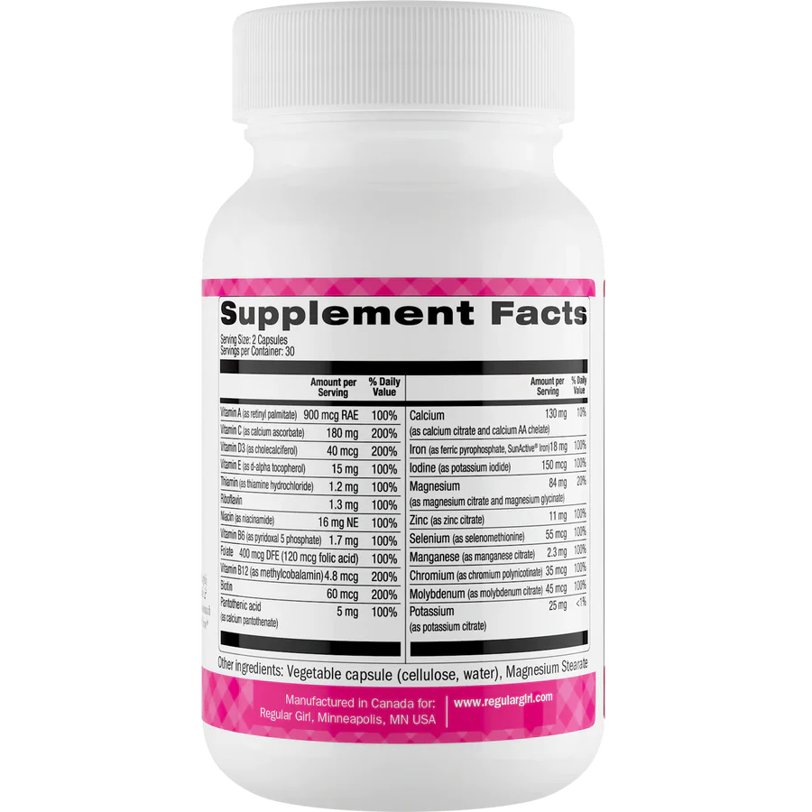 Regular Girl Original 30-Day Powder + Regular Girl Multivitamin