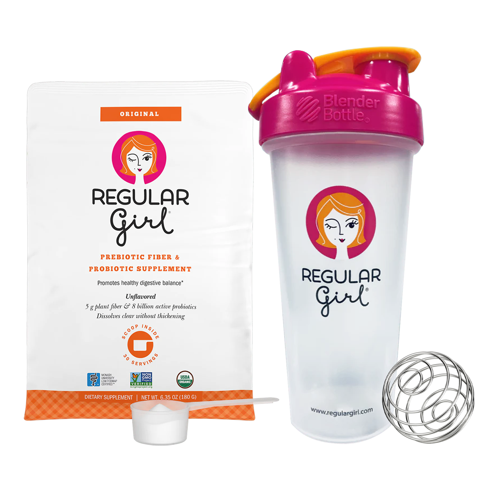 Regular Girl BPA Free Water Bottle