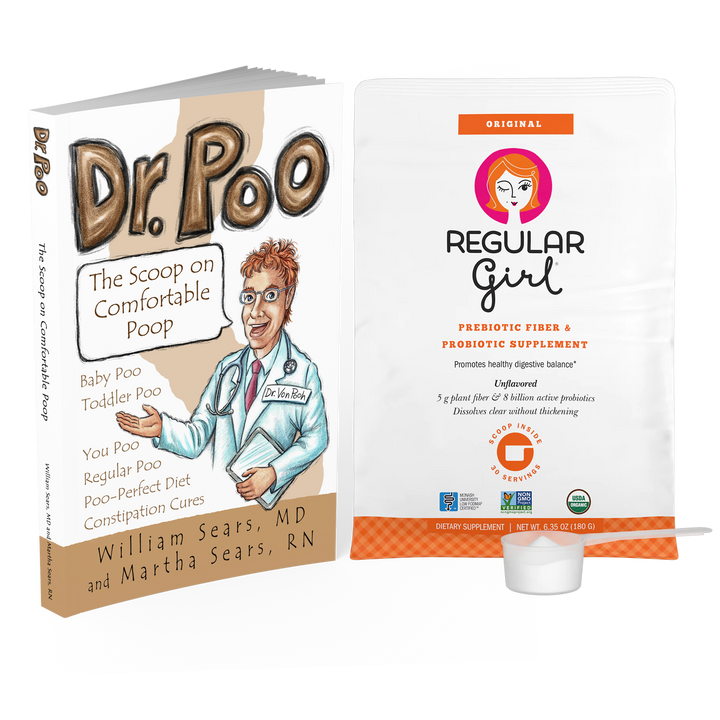 Dr. Poo Book with Regular Girl Original Pouch
