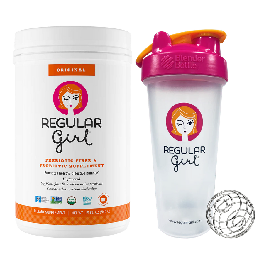  Fiber Supplement For Women With Blender Bottle
