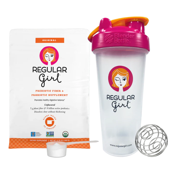 Regular Girl Original 30-Day Powder + Blender Bottle